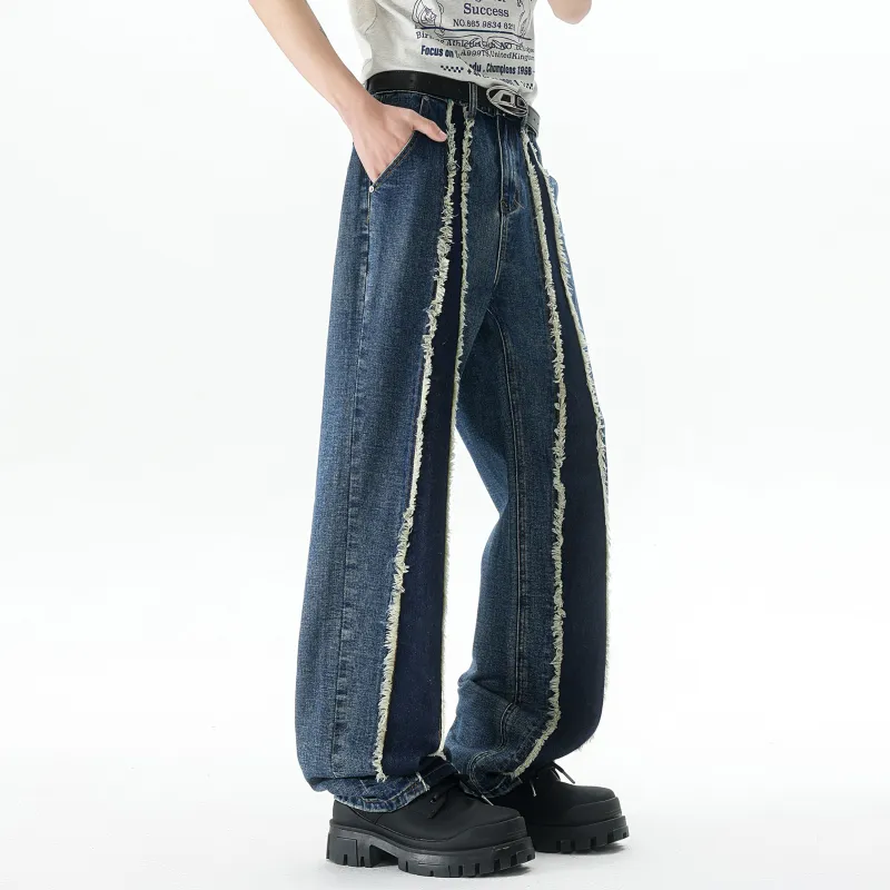 MARK WAFFLE Jeans Unisex Blue-4