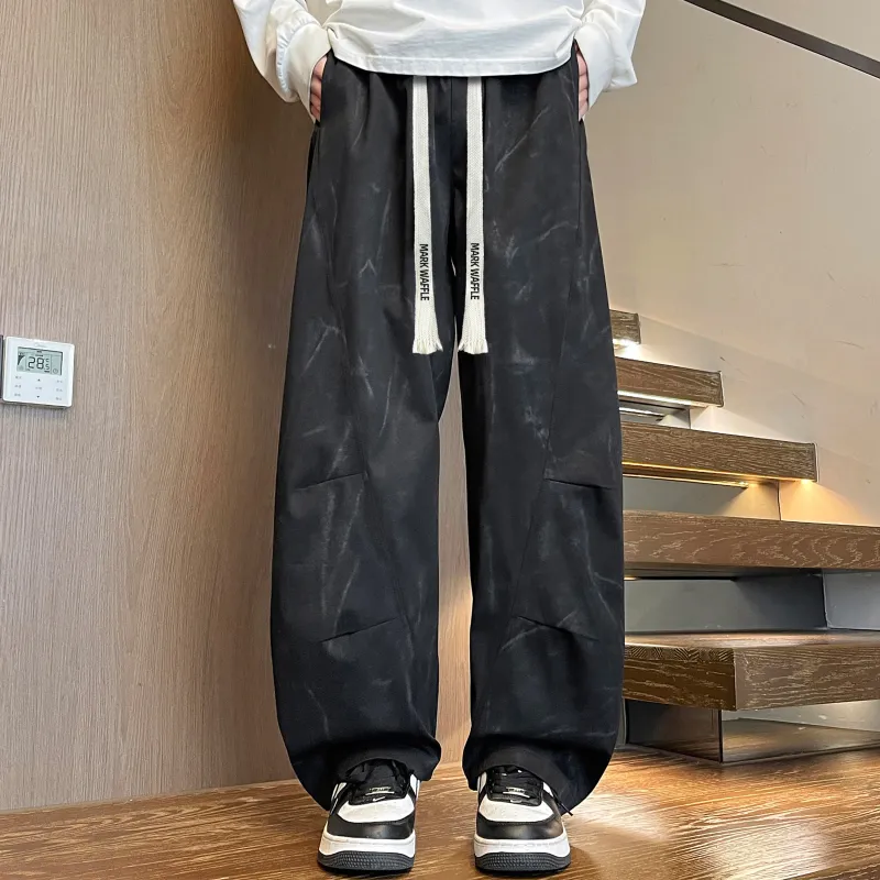 MARK WAFFLE Knitted Sweatpants Unisex-2