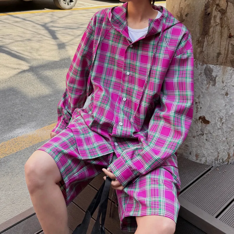 MARK WAFFLE Shirt Matching Set Unisex-16