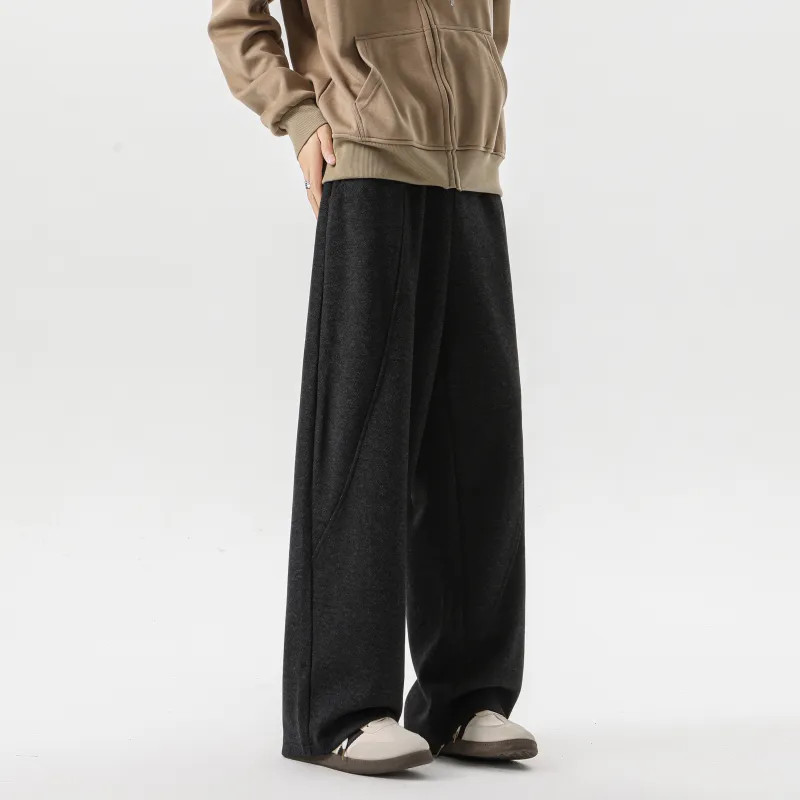 MARK WAFFLE Knitted Sports Pants Unisex-1