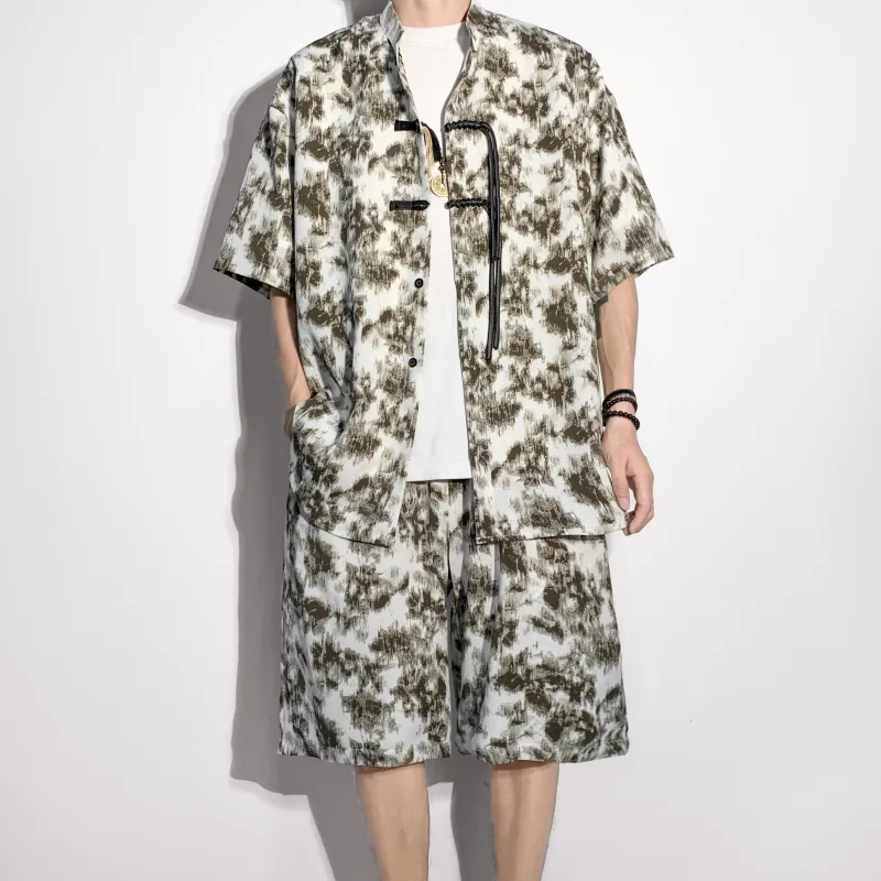 MARK WAFFLE Shirt Matching Set Unisex-2