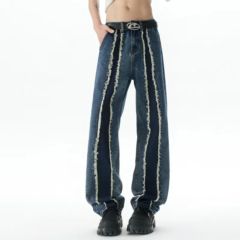 MARK WAFFLE Jeans Unisex Blue-1