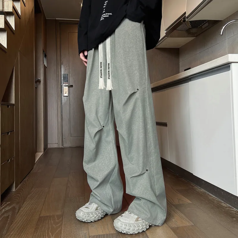 MARK WAFFLE Casual Pants Unisex-4