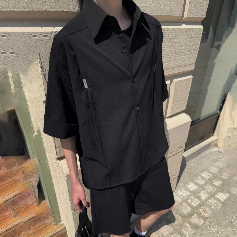 MARK WAFFLE Shirt Matching Set Unisex-7