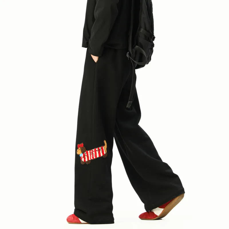 MARK WAFFLE Knitted Sweatpants Unisex-17