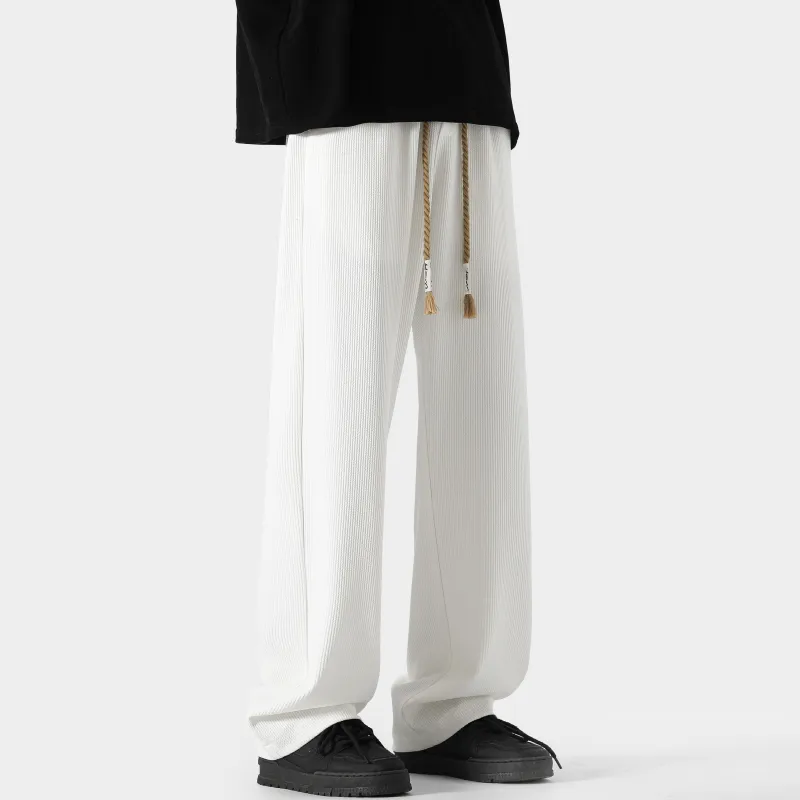 MARK WAFFLE Knitted Sweatpants Unisex-3
