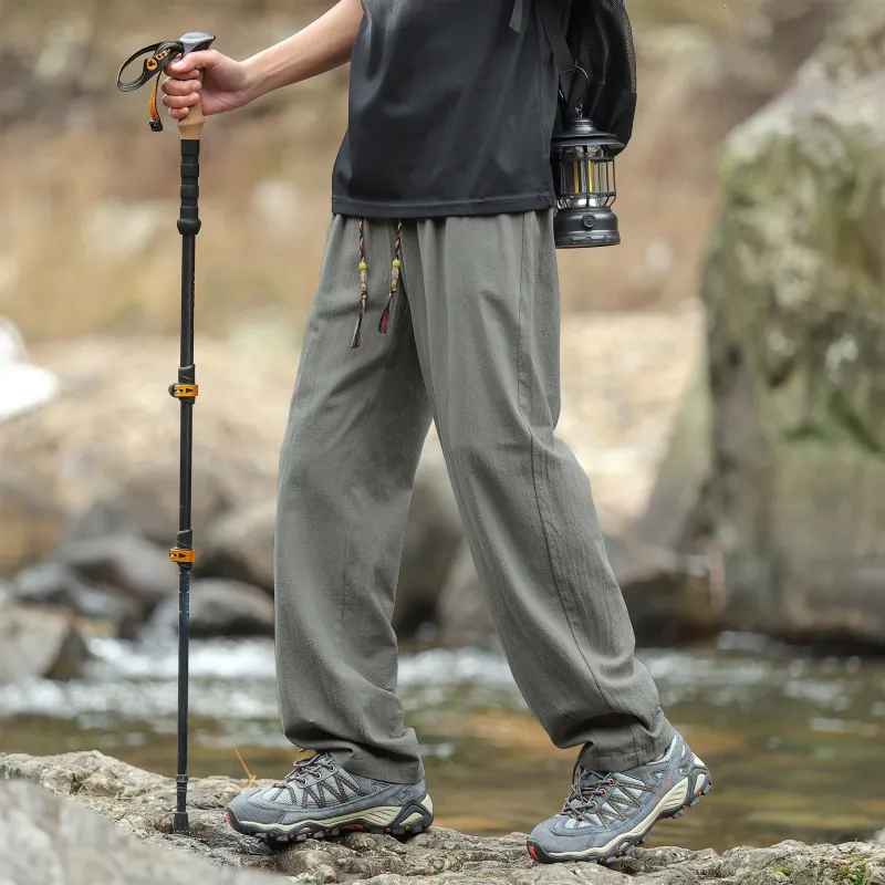 MARK WAFFLE Casual Pants Unisex-17