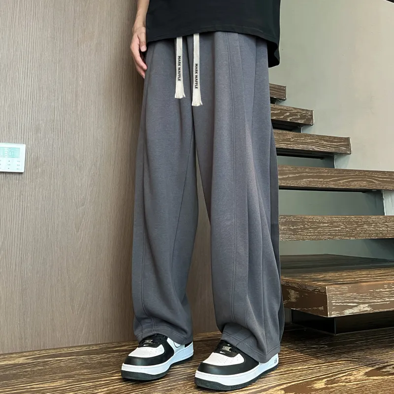MARK WAFFLE Knitted Sweatpants Unisex-4