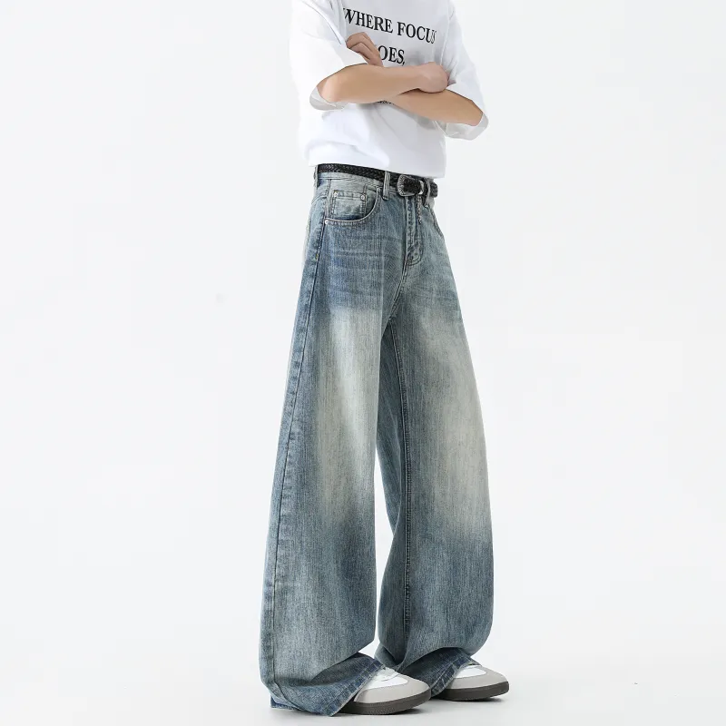 MARK WAFFLE Jeans Unisex Blue-6