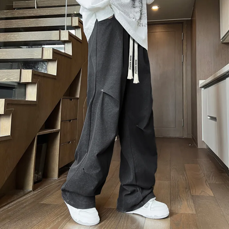 MARK WAFFLE Casual Pants Unisex-8