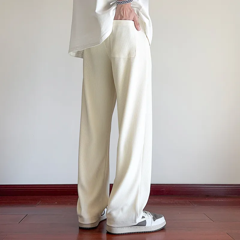MARK WAFFLE Knitted Sweatpants Unisex-1