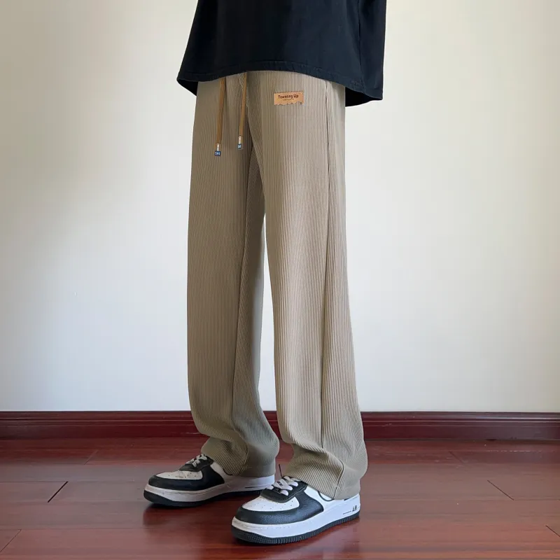 MARK WAFFLE Knitted Sweatpants Unisex-8