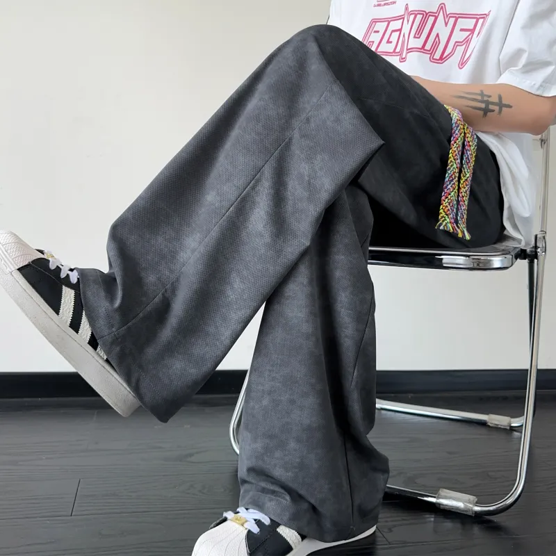 MARK WAFFLE Casual Pants Unisex-5