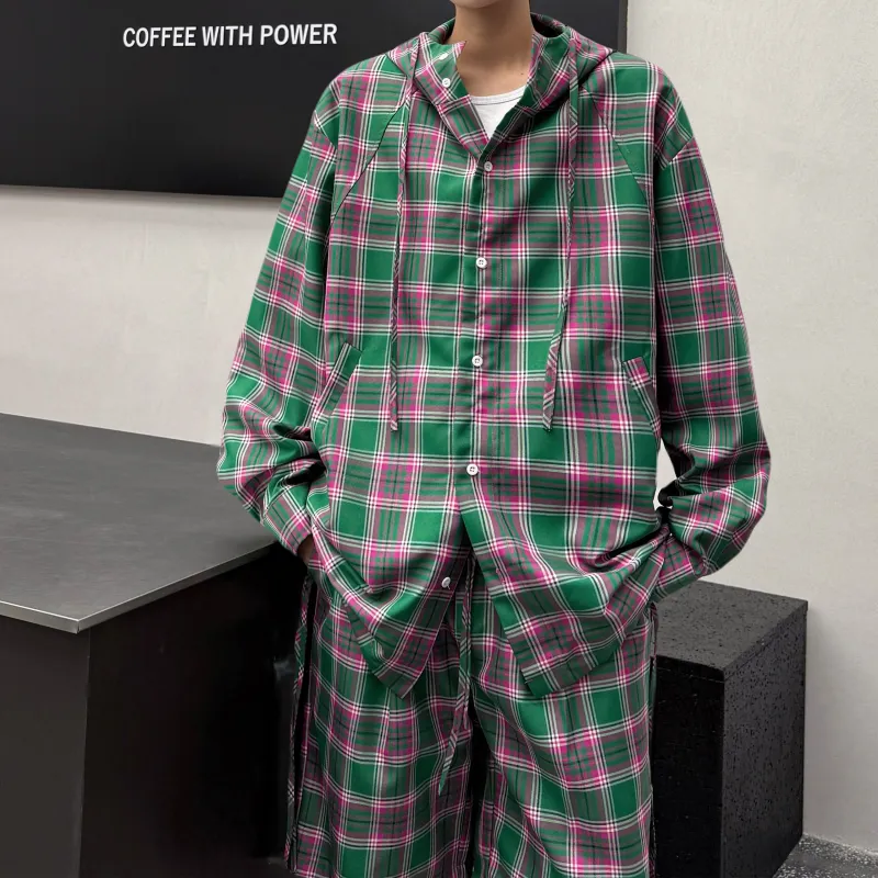 MARK WAFFLE Shirt Matching Set Unisex-4
