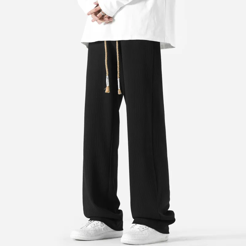 MARK WAFFLE Knitted Sweatpants Unisex-8