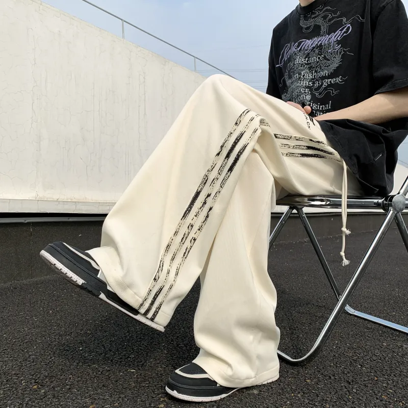 MARK WAFFLE Knitted Sweatpants Unisex-5