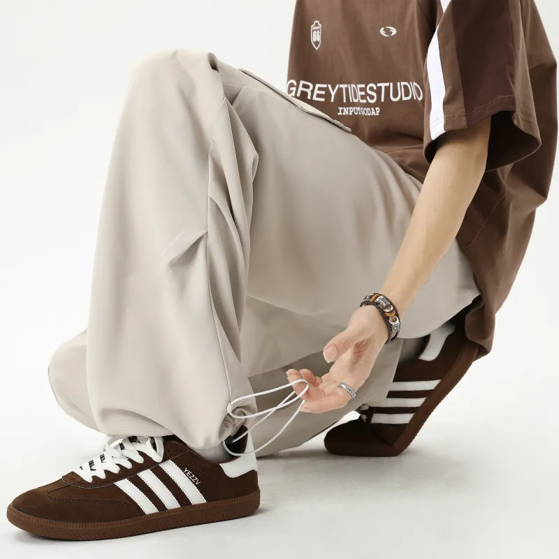 MARK WAFFLE Knitted Sweatpants Unisex-20