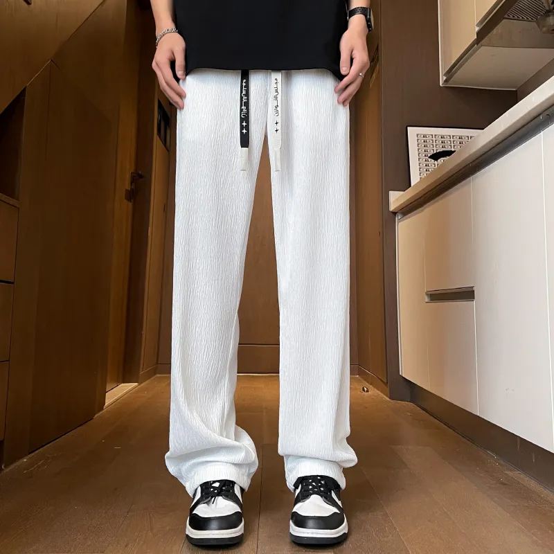 MARK WAFFLE Knitted Sweatpants Unisex-13