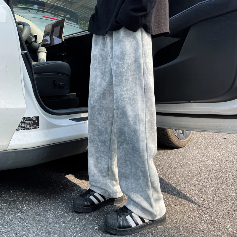 MARK WAFFLE Knitted Sports Pants Unisex-10