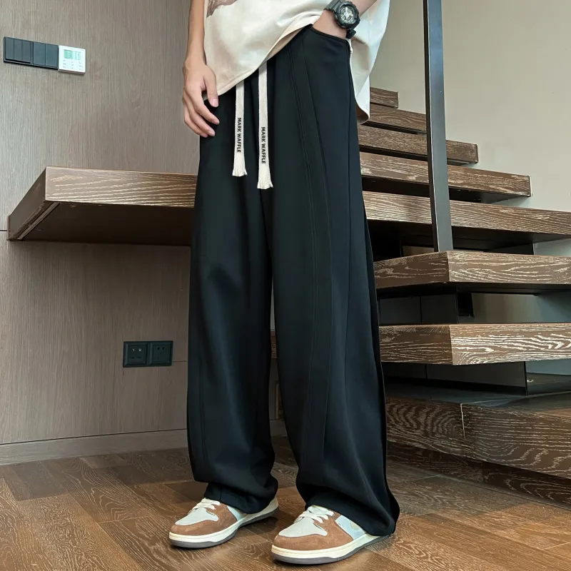 MARK WAFFLE Knitted Sweatpants Unisex-9