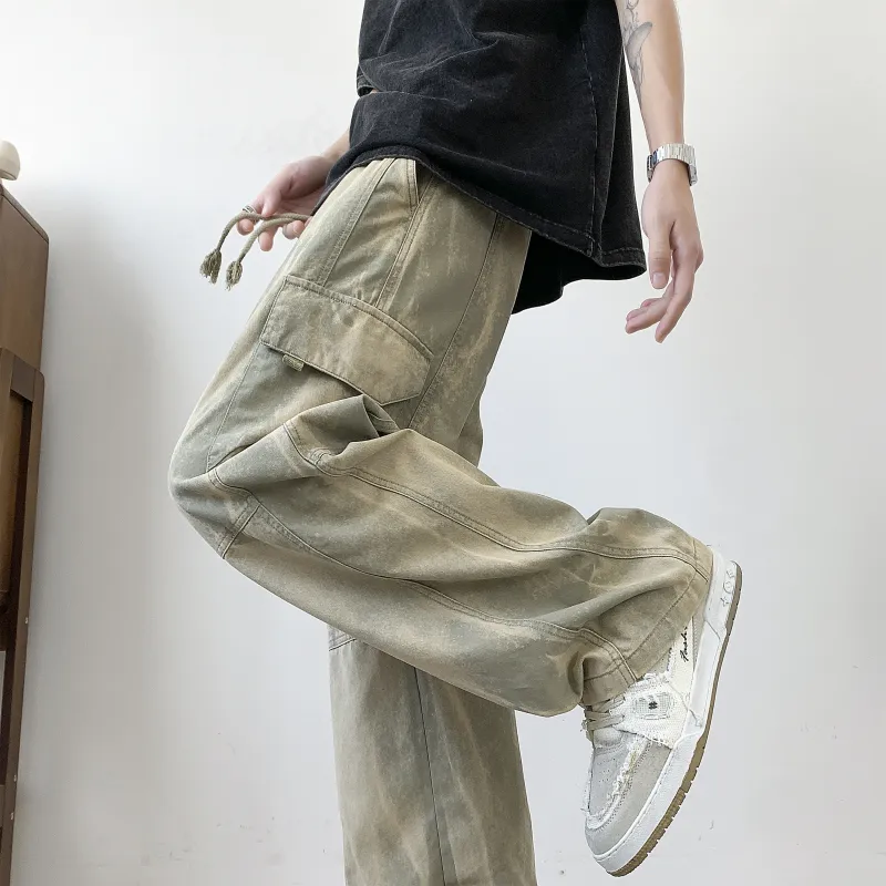 MARK WAFFLE Casual Pants Unisex-9