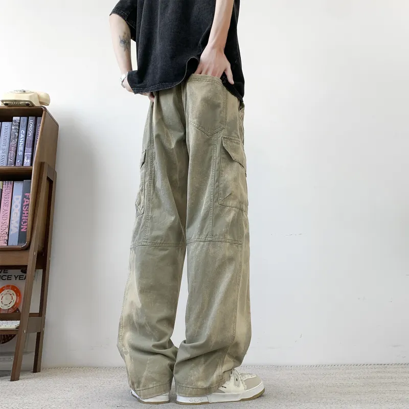 MARK WAFFLE Casual Pants Unisex-7