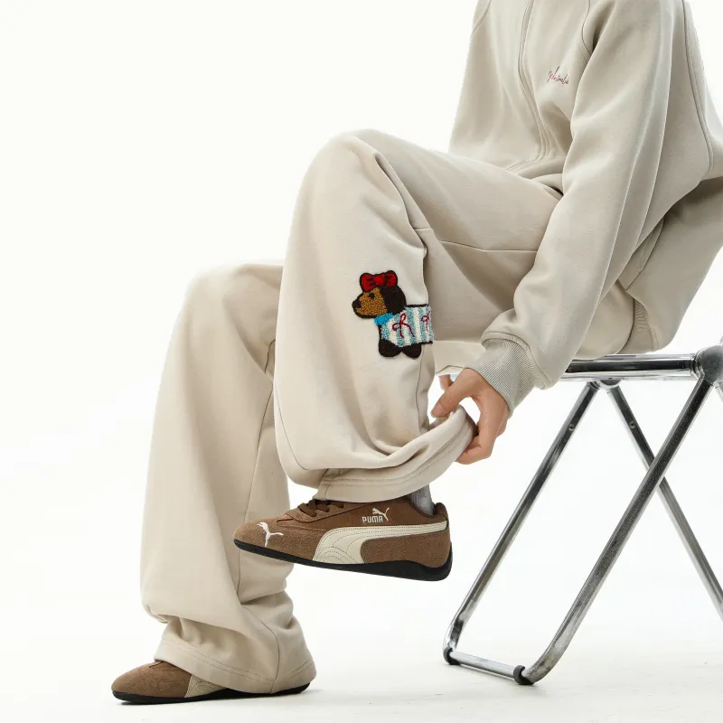 MARK WAFFLE Knitted Sweatpants Unisex-26
