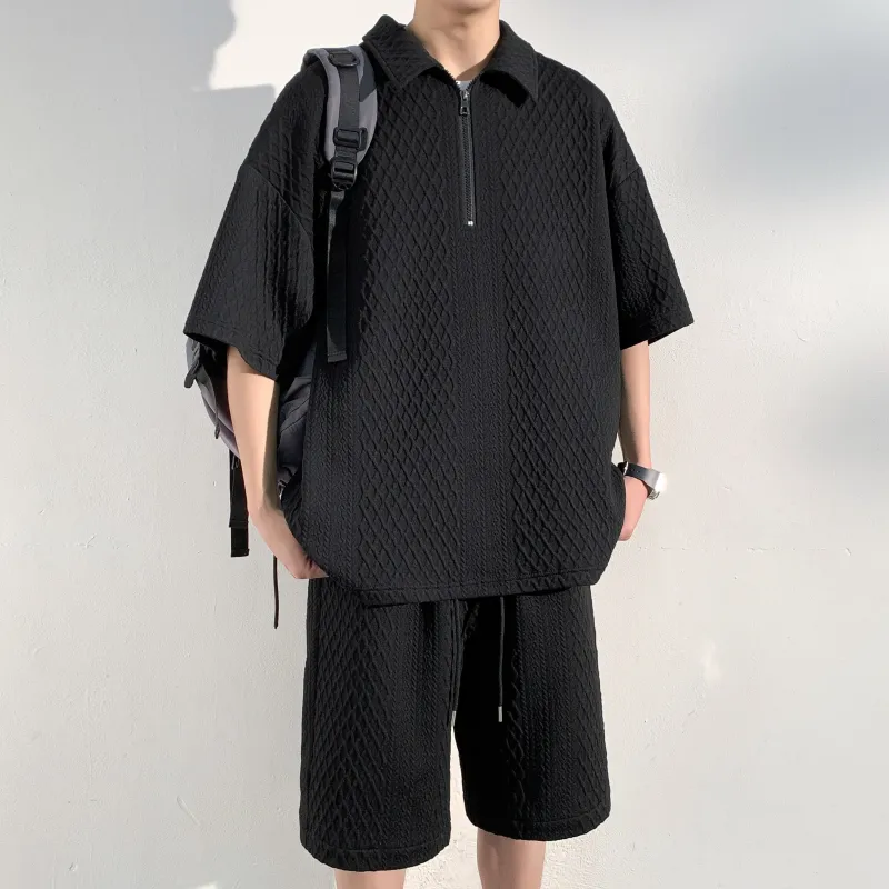 MARK WAFFLE Shirt Matching Set Unisex-8