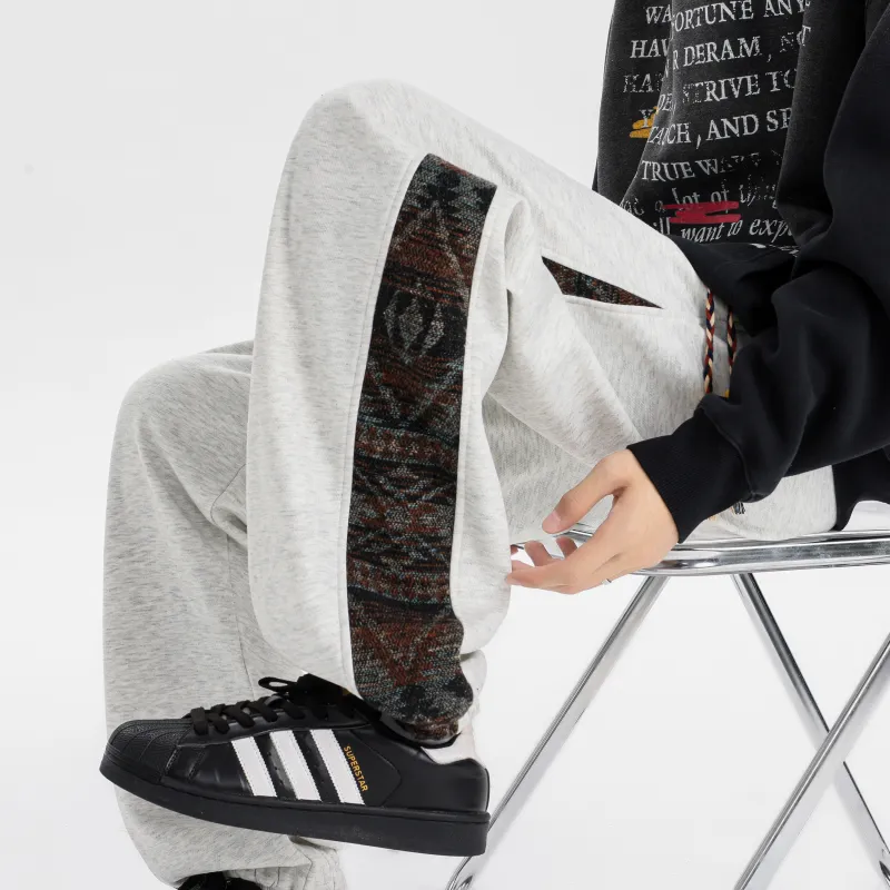 MARK WAFFLE Knitted Sports Pants Unisex-11