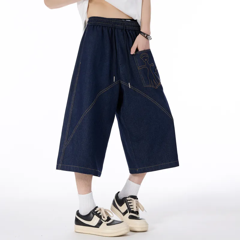 MARK WAFFLE Denim Shorts Unisex-10
