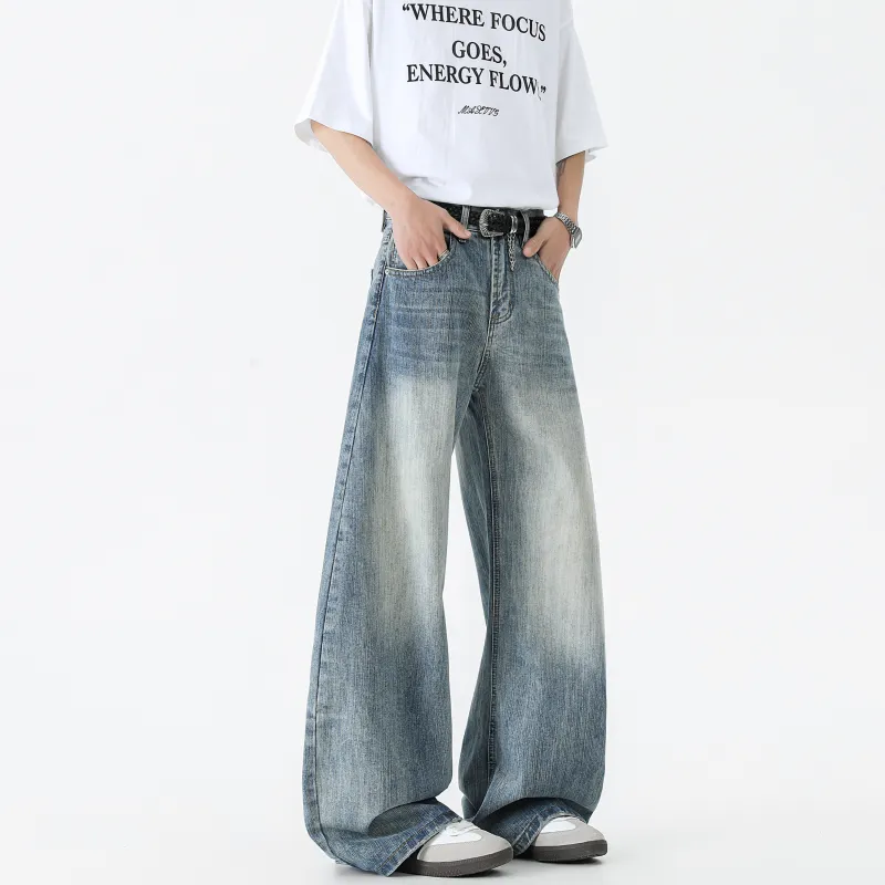 MARK WAFFLE Jeans Unisex Blue-5