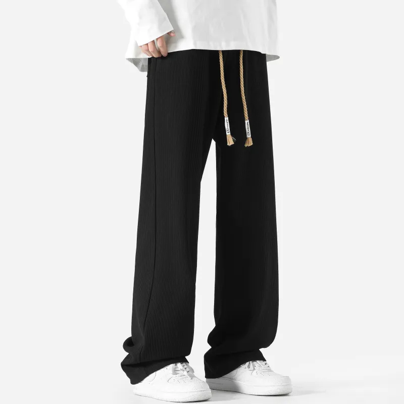 MARK WAFFLE Knitted Sweatpants Unisex-9