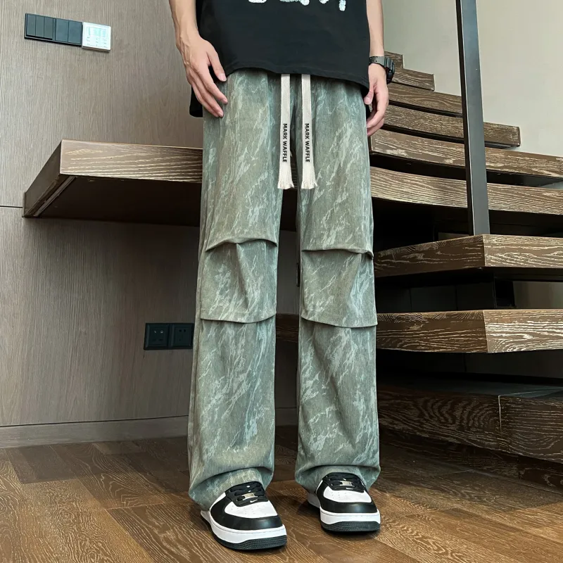 MARK WAFFLE Casual Pants Unisex-1