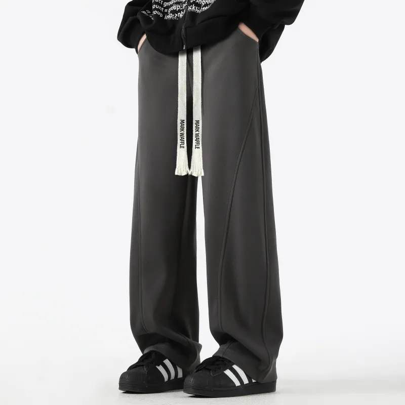 MARK WAFFLE Knitted Sweatpants Unisex-26