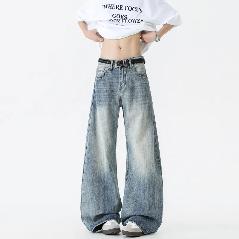 MARK WAFFLE Jeans Unisex Blue-1