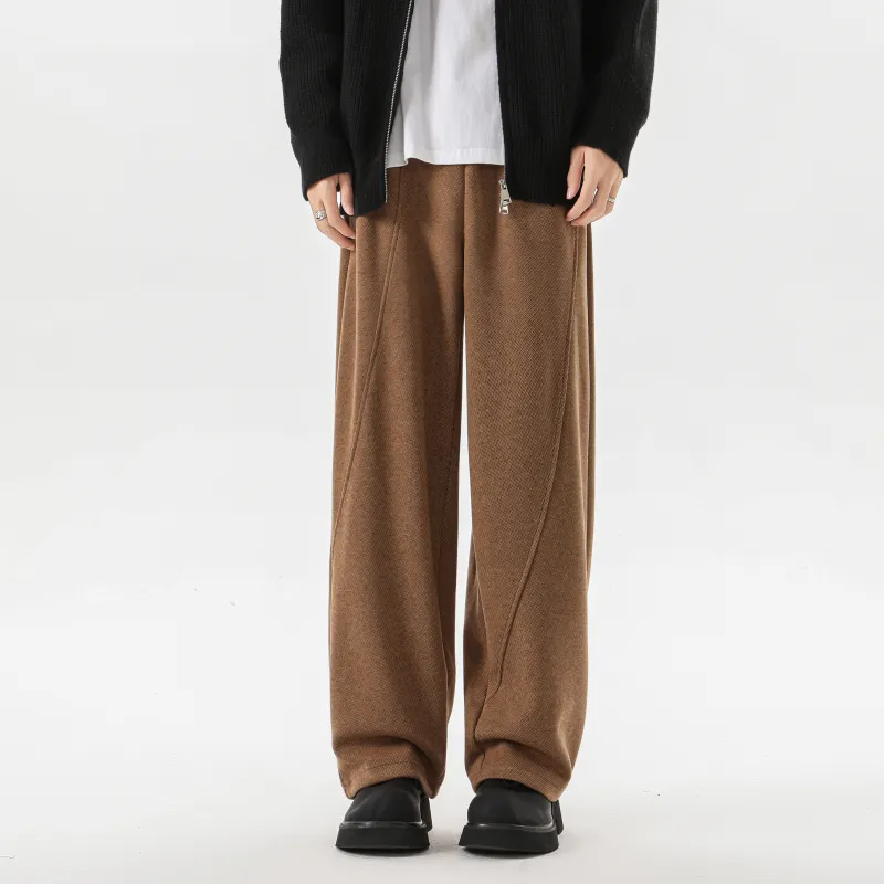 MARK WAFFLE Knitted Sports Pants Unisex-8