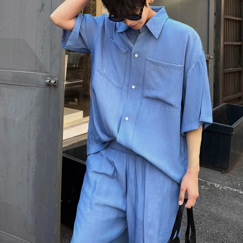 MARK WAFFLE Shirt Matching Set Unisex-3