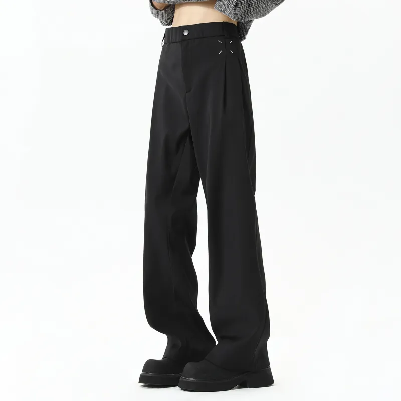 MARK WAFFLE Suit Trouser Unisex Black-1