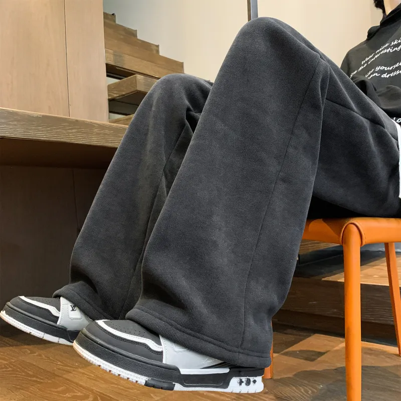 MARK WAFFLE Casual Pants Unisex-17