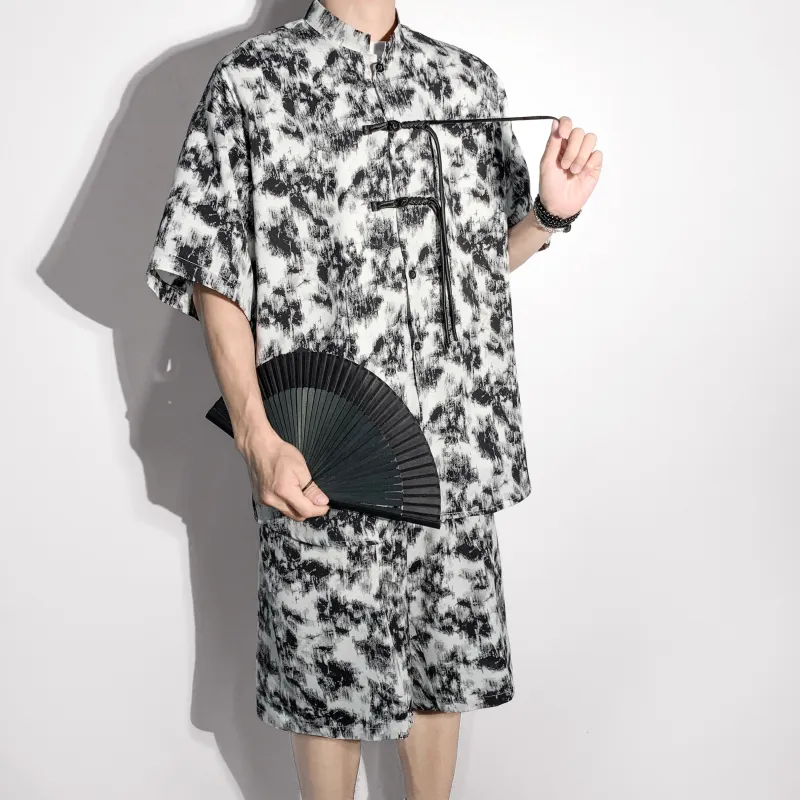 MARK WAFFLE Shirt Matching Set Unisex-11