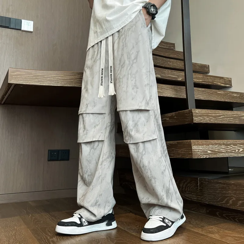 MARK WAFFLE Casual Pants Unisex-8