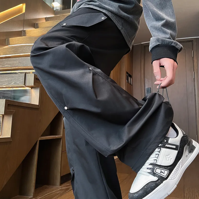 MARK WAFFLE Casual Pants Unisex-17
