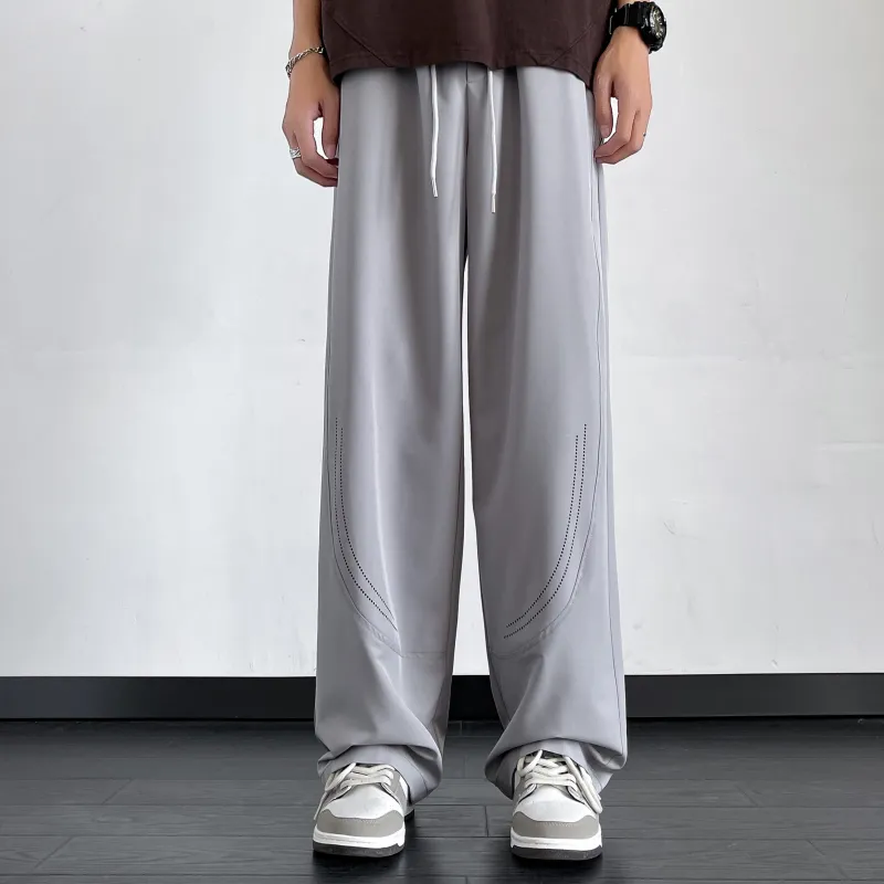 MARK WAFFLE Knitted Sweatpants Unisex-19