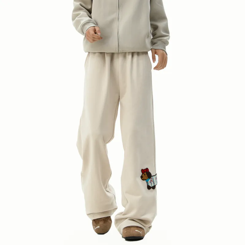 MARK WAFFLE Knitted Sweatpants Unisex-23