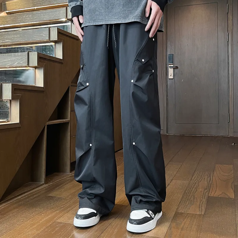 MARK WAFFLE Casual Pants Unisex-15