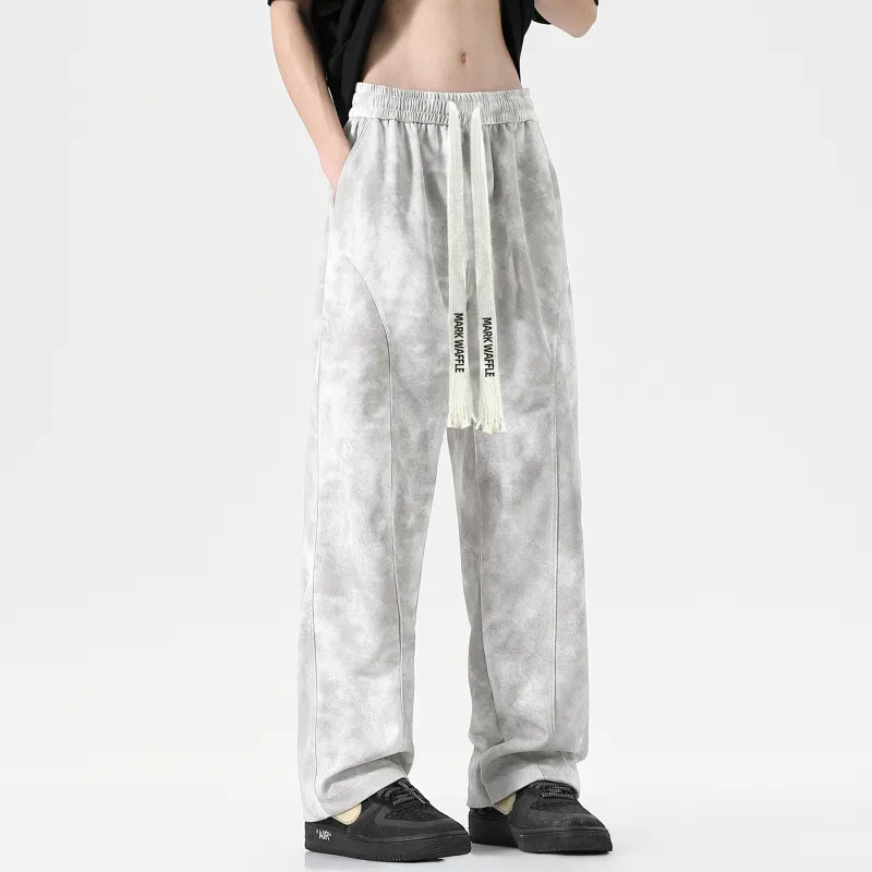 MARK WAFFLE Knitted Sweatpants Unisex-9