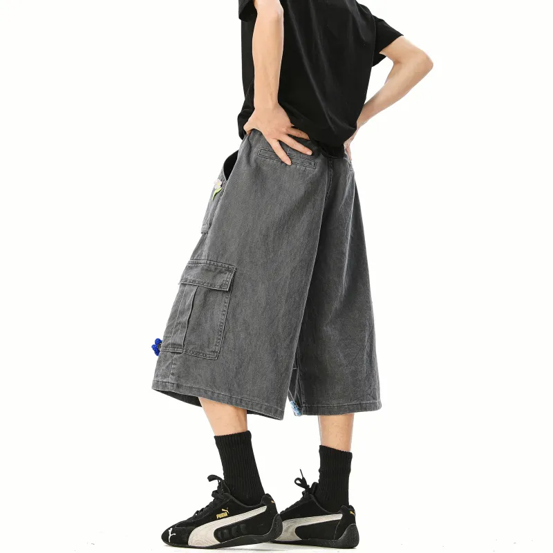 MARK WAFFLE Cargo Shorts Unisex-14