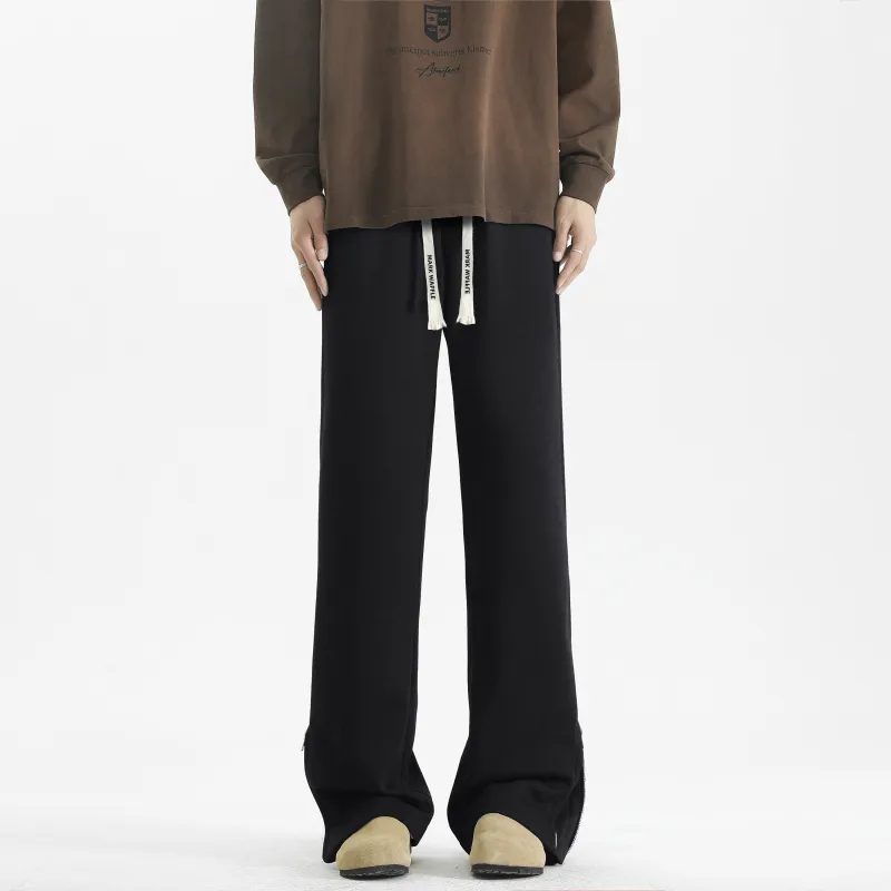 MARK WAFFLE Knitted Sweatpants Unisex-1