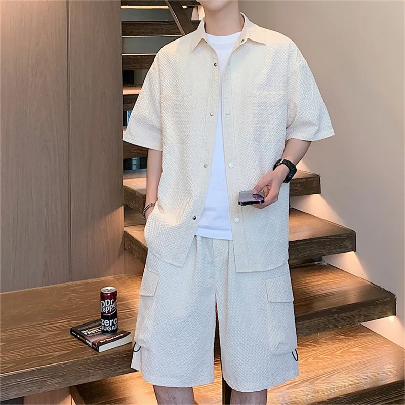 MARK WAFFLE Casual Sportswear Unisex-3