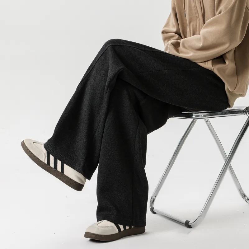 MARK WAFFLE Knitted Sports Pants Unisex-5
